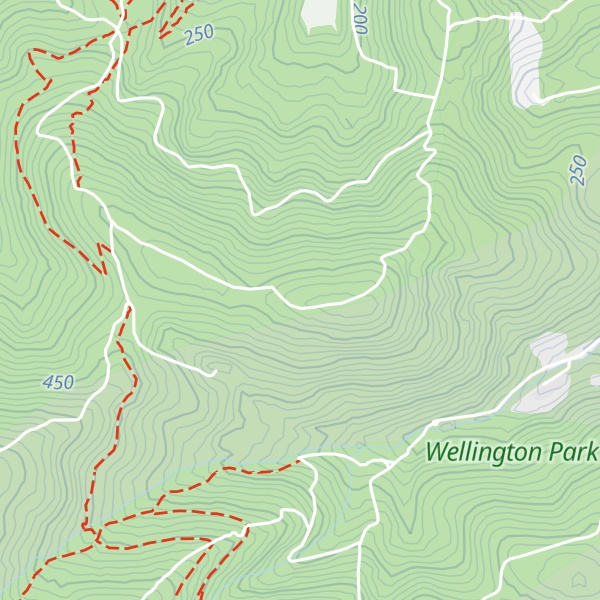 Map of Brushy Hill