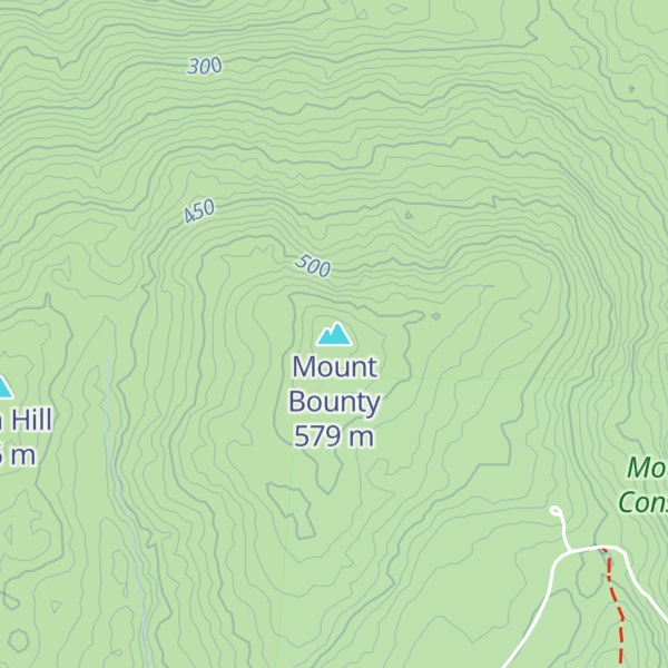 Map of Mount Bounty