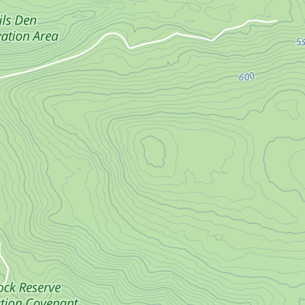 Map of Devils Backbone