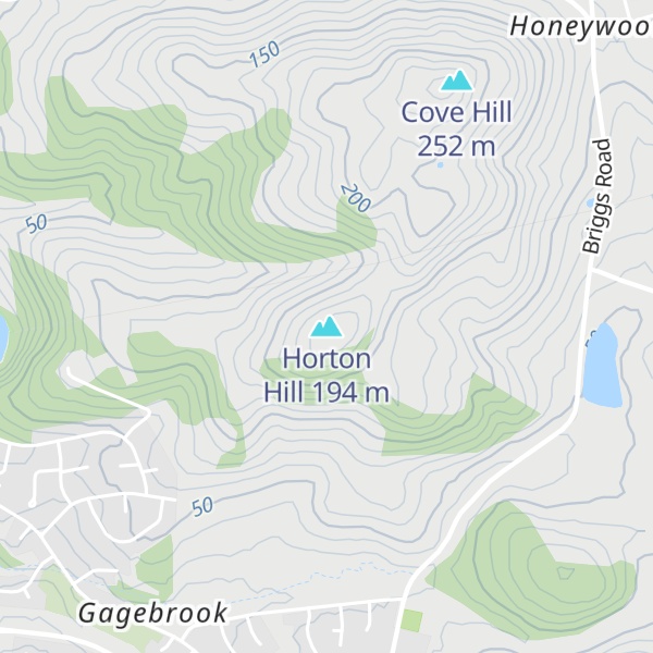 Map of Horton Hill