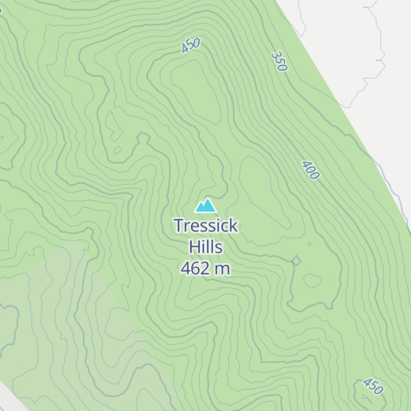 Map of Tressick Hills