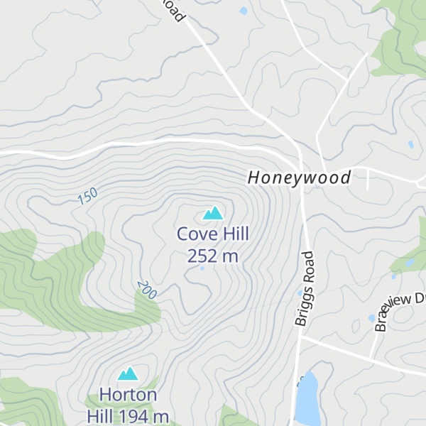 Map of Cove Hill