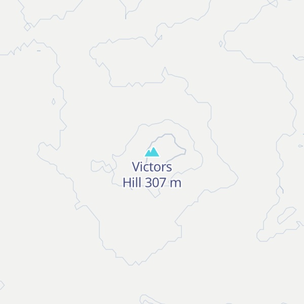 Map of Victors Hill