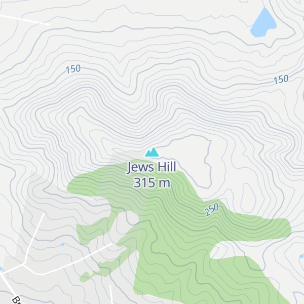 Map of Jews Hill