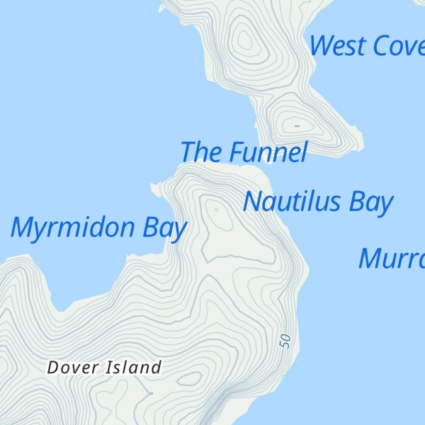 Map of Mount Mullett