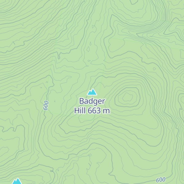 Map of Badger Hill