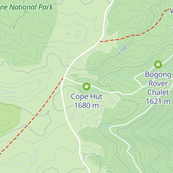 Map of Cope Hut