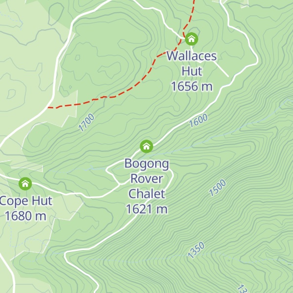 Map of Bogong Rover Chalet