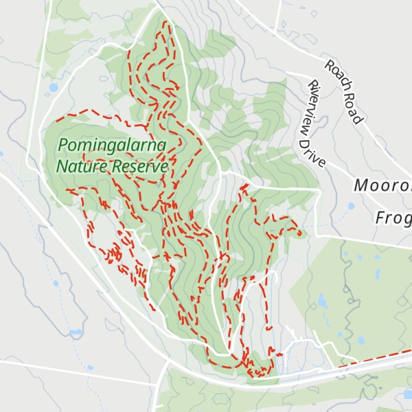 Map of Mount Moorong
