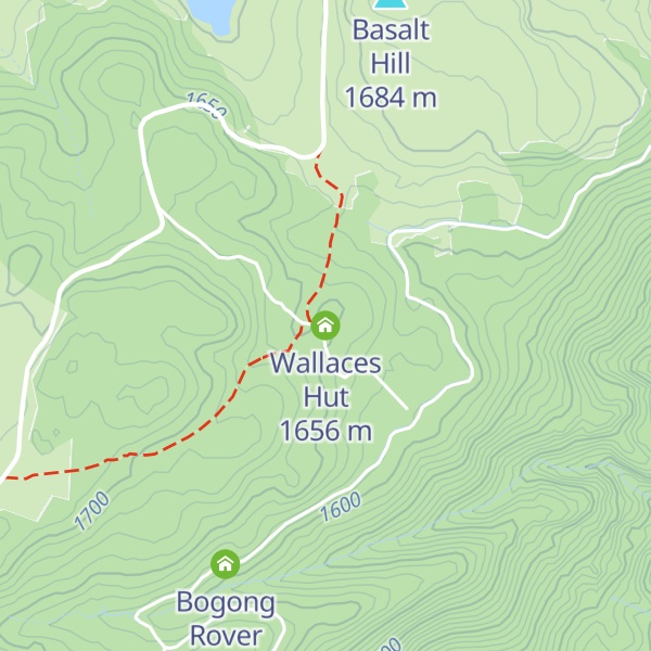 Map of Wallaces Hut