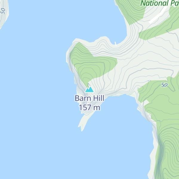 Map of Barn Hill