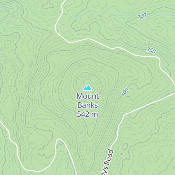 Map of Mount Banks