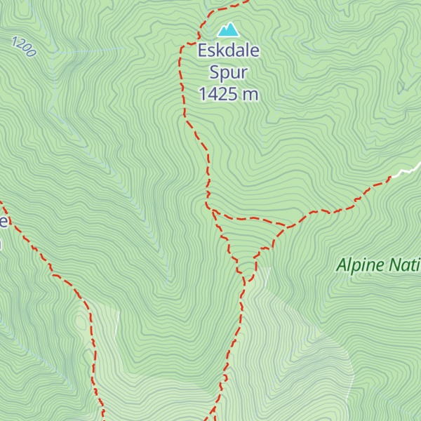 Map of Michell Hut