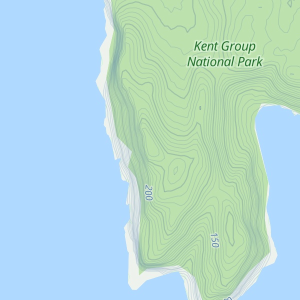 Map of South Bluff (Deal Island)
