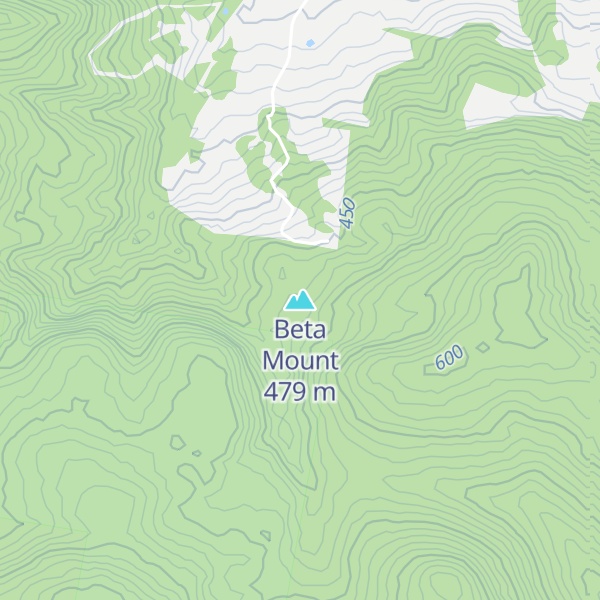 Map of Beta Mount