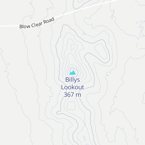 Map of Billys Lookout