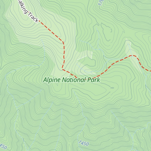 Map of Cleve Cole Hut
