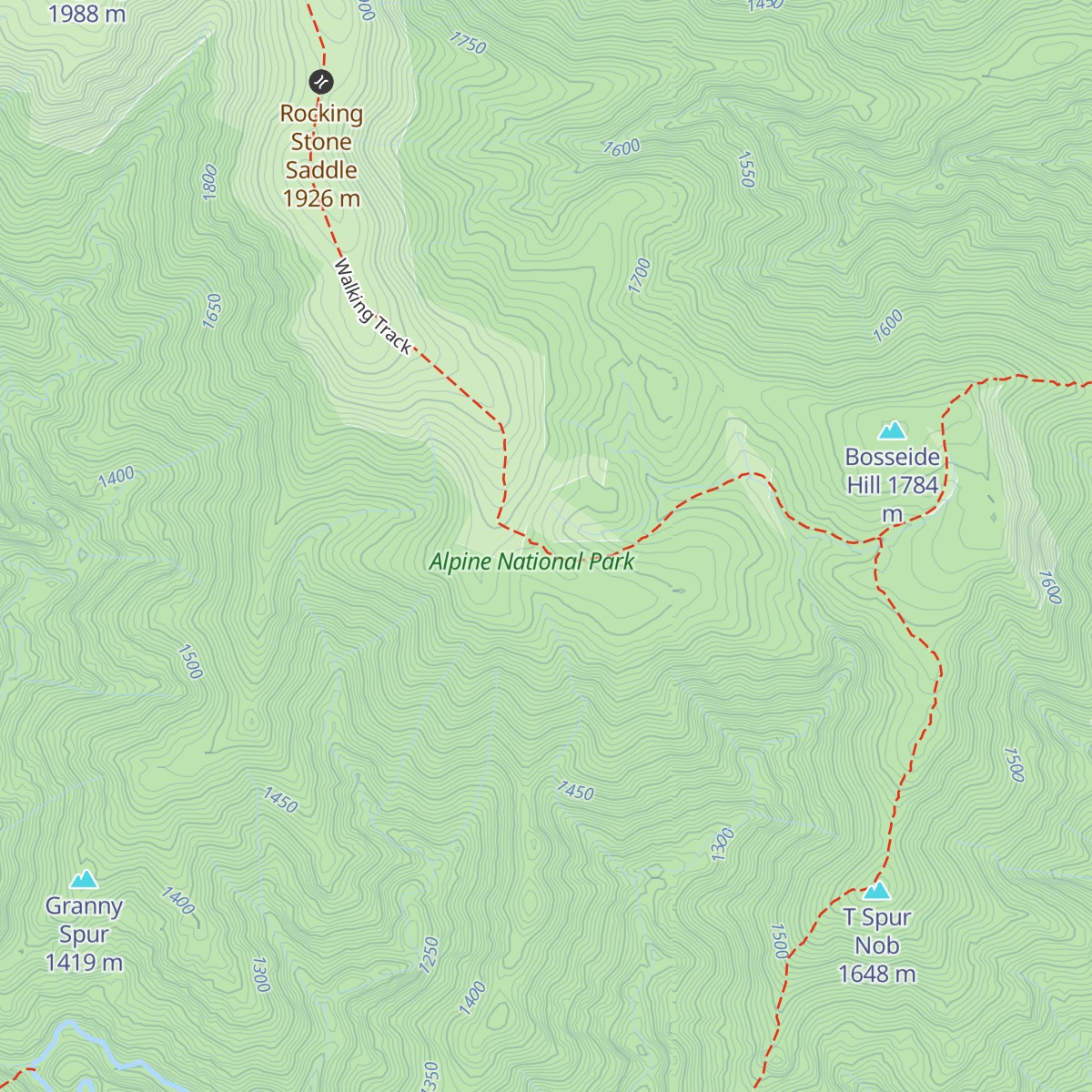 Cleve Cole Hut map