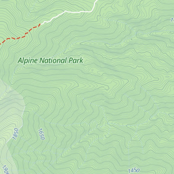 Map of Audax Ridge