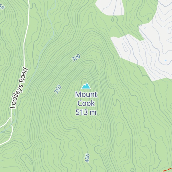 Map of Mount Cook