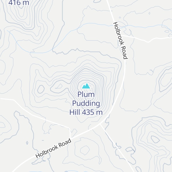 Map of Plum Pudding Hill