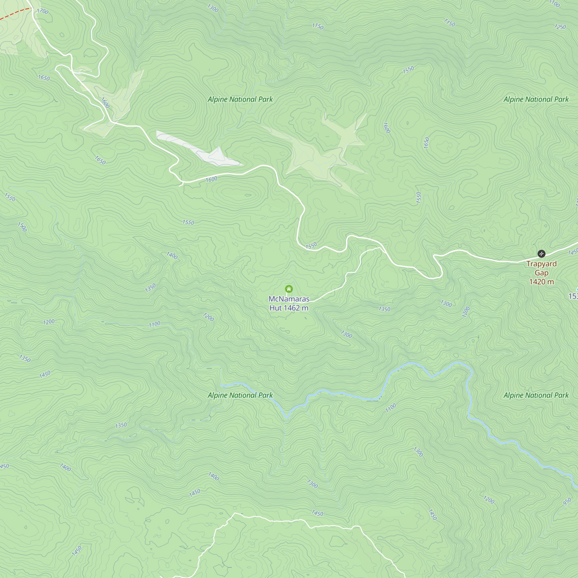 McNamaras Hut map