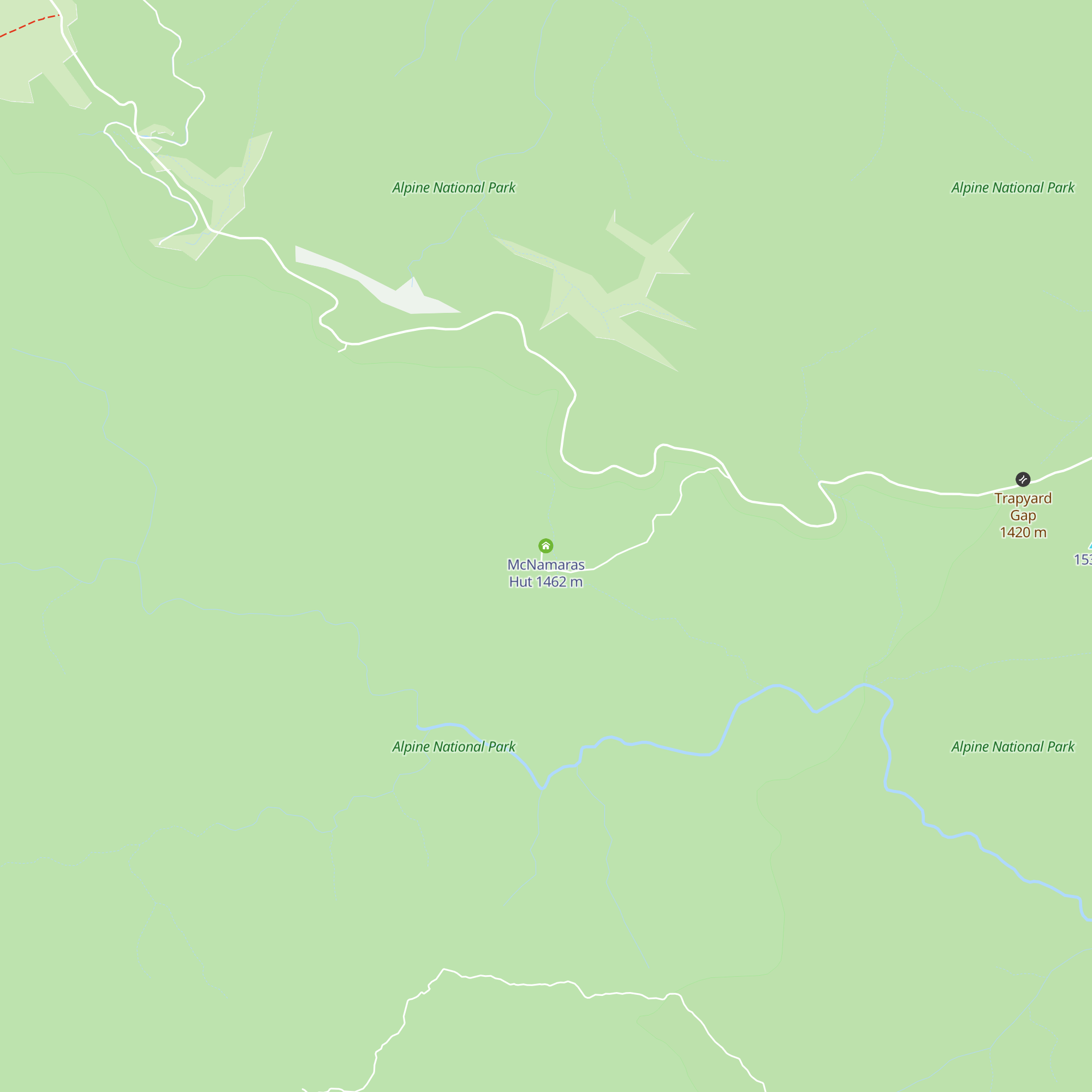 McNamaras Hut map