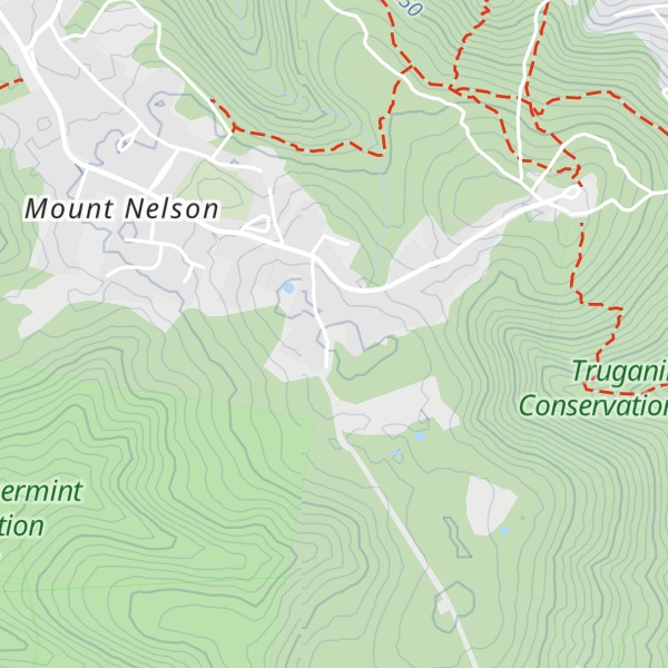 Map of Mount Nelson