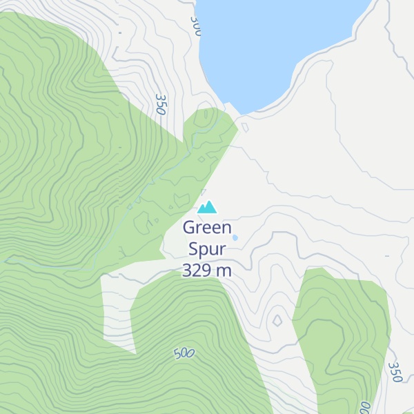 Map of Green Spur