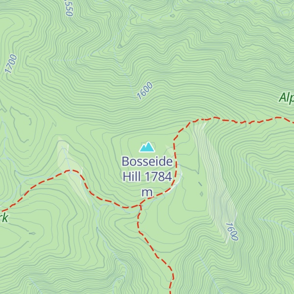 Map of Bosseide Hill