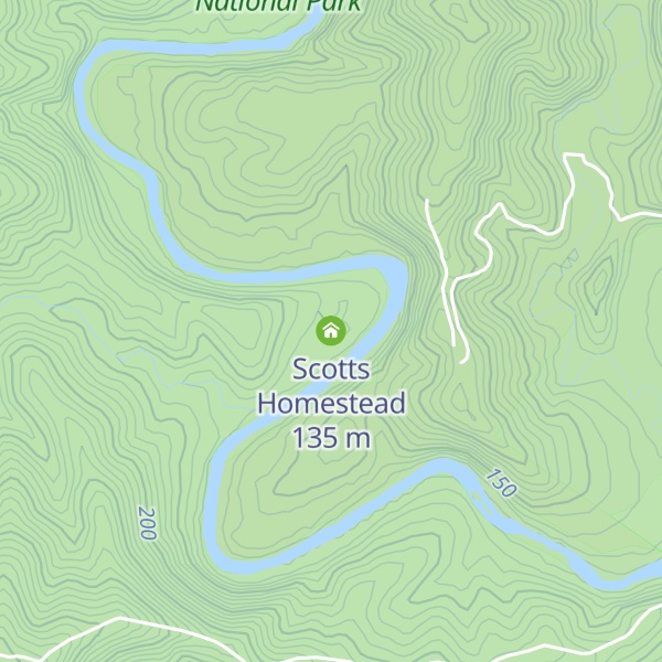 Map of Scotts Homestead