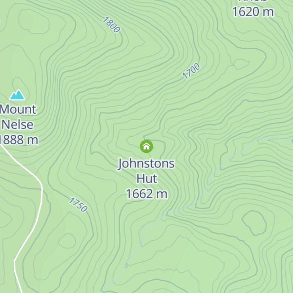 Map of Johnstons Hut