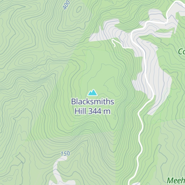 Map of Blacksmiths Hill
