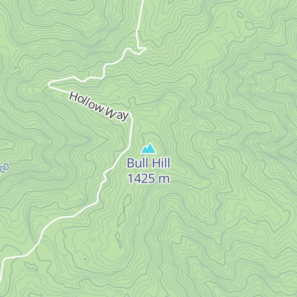 Map of Bull Hill
