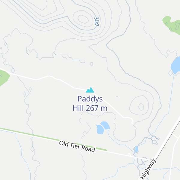 Map of Paddys Hill