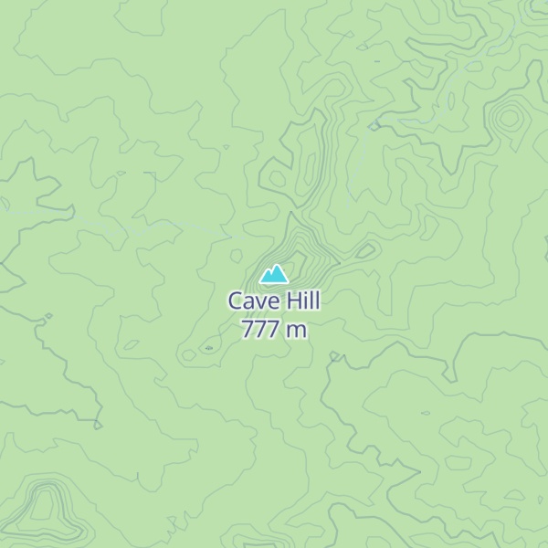 Map of Cave Hill