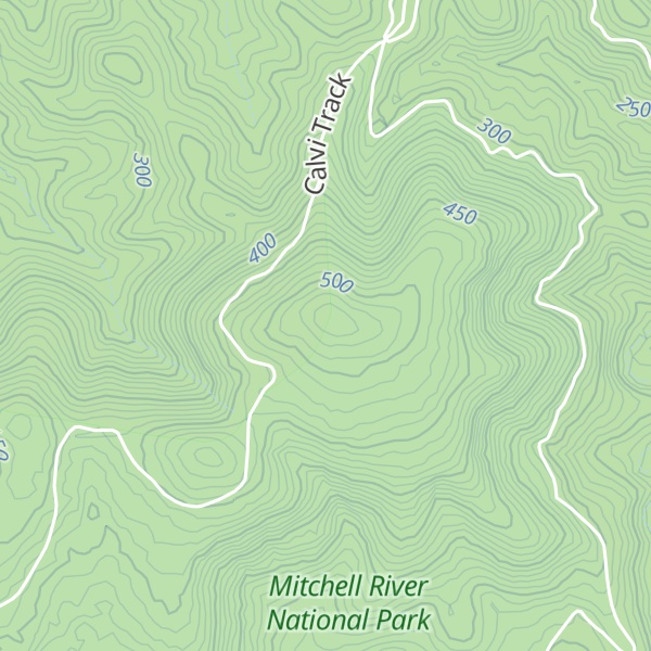 Map of Calvi Hill