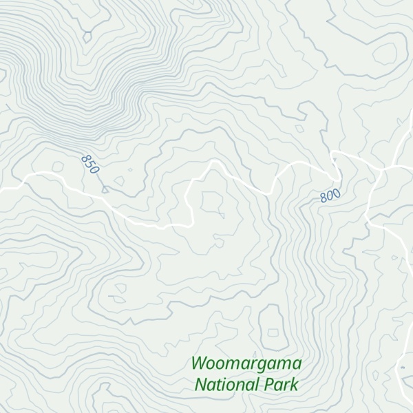Map of Mount Jergyle