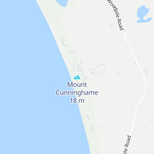 Map of Mount Cunninghame