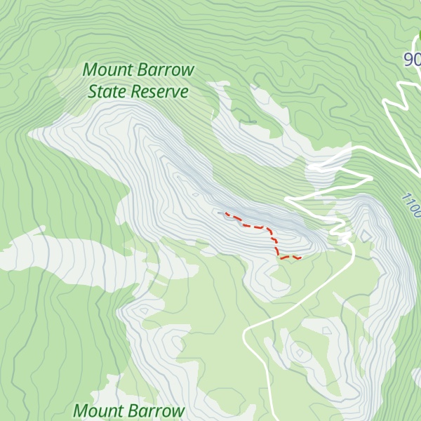 Map of Mount Barrow
