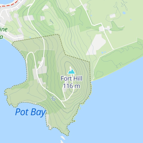 Map of Fort Hill