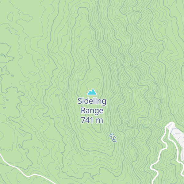 Map of Sideling Range