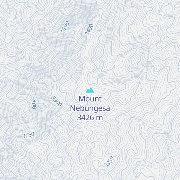 Map of Mount Nebungesa