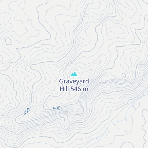 Map of Graveyard Hill