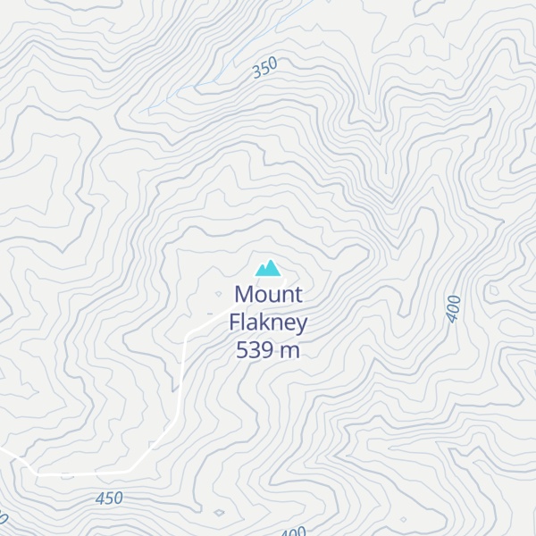 Map of Mount Flakney
