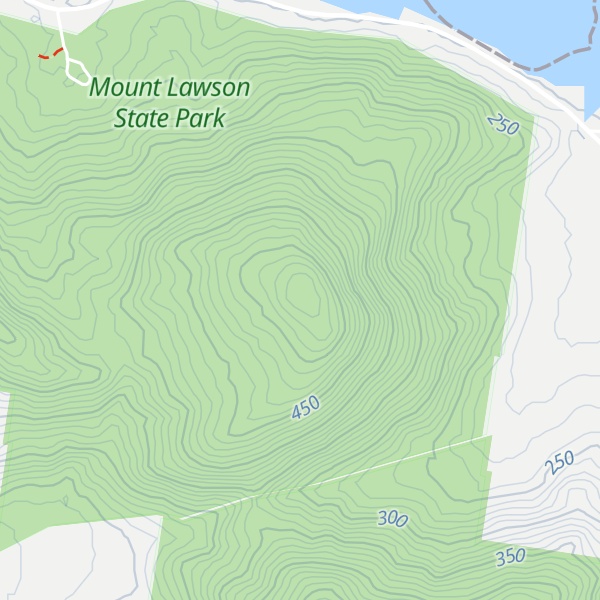 Map of Mount Porcupine