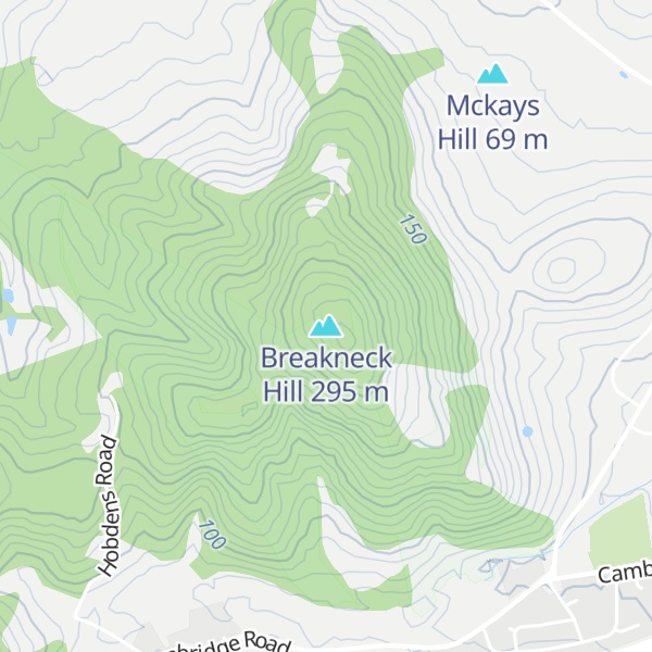 Map of Breakneck Hill