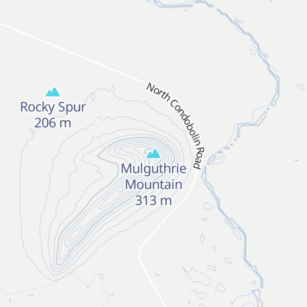 Map of Mulguthrie Mountain