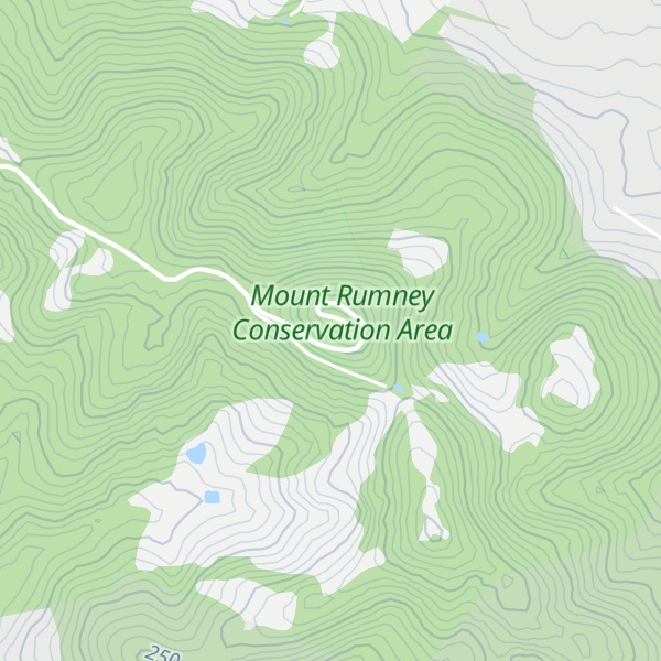Map of Mount Rumney