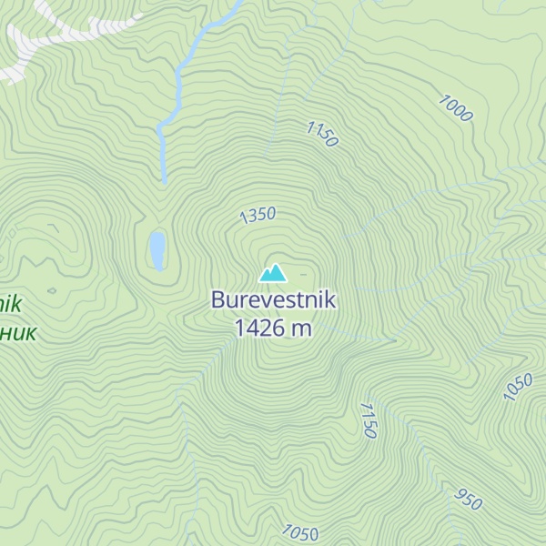 Map of Burevestnik